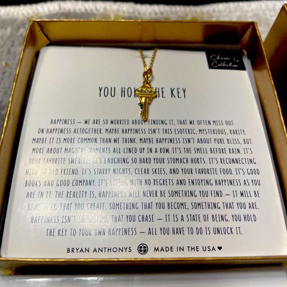 Bryan Anthonys You hold the key necklace